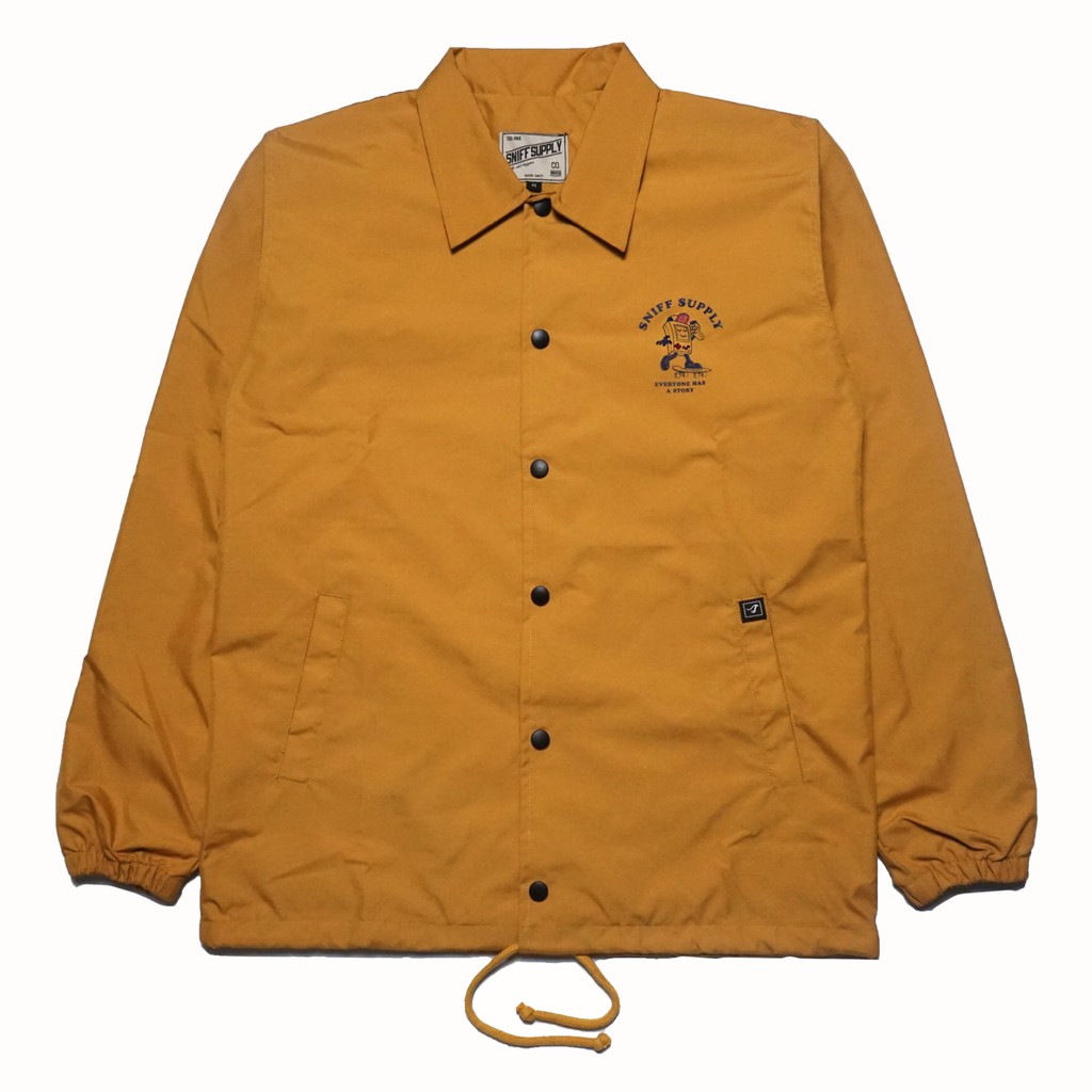 Sniff Supply Coach Jacket | CYBERSKATE HoneyMustard