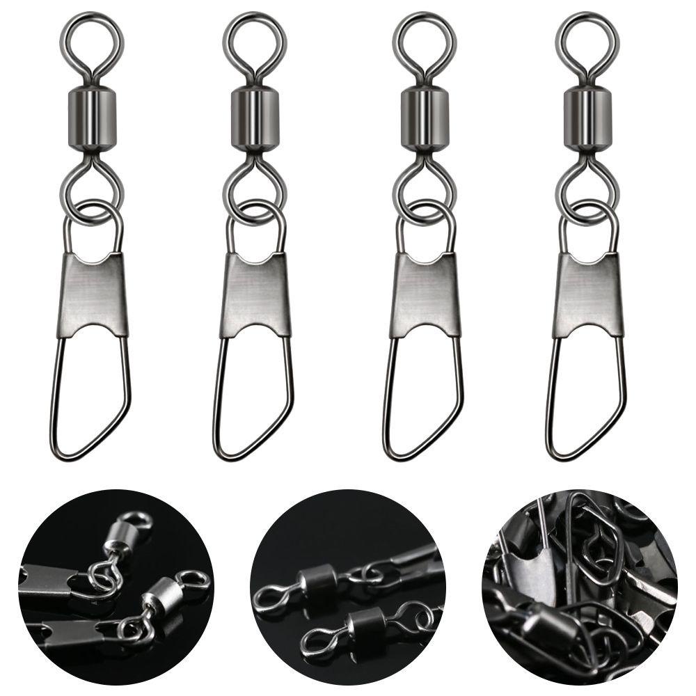 Preva 100pcs Konektor Snap Pancing Dengan Pin Bahan Stainless Steel Baru Ukuran7# Kepada14# Ball Heavy Duty