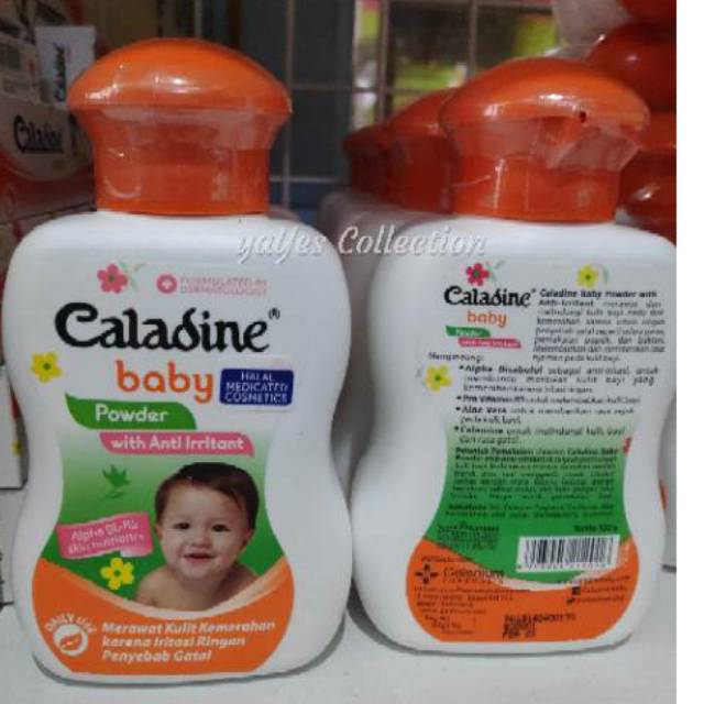 Caladine baby powder with anti irritant 55 g 100  bedak tabur kulit kemerahan iritasi ringan gatal