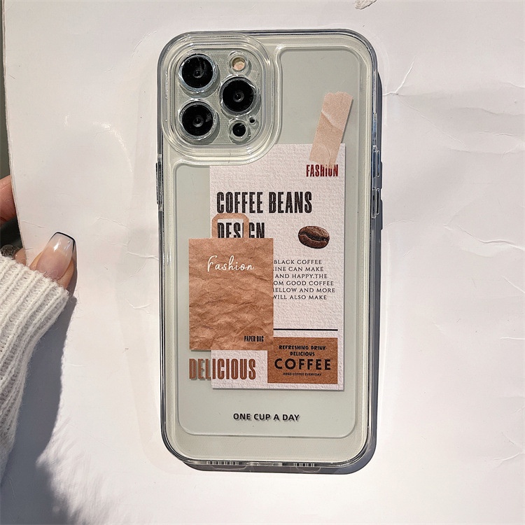 Soft Case Silikon TPU Transparan Untuk iPhone 12 13 Se 2020 6 6S 7 8 Plus X XS XR 11 Pro Max