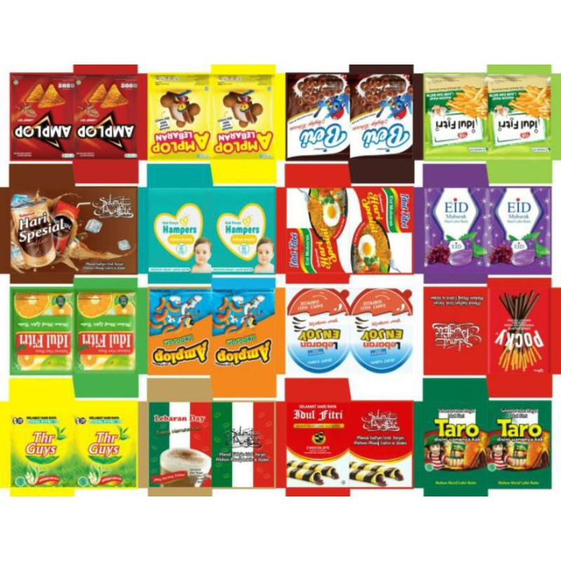 

Amplop Lebaran Murah Motif/Karakter Isi 8 /Packs