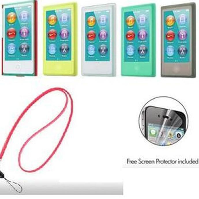 BEST SELLER SOFTCASE SET FINNE DS IPOD NANO 7TH / 8TH GEN. JELLY SOFT CASE DISKON
