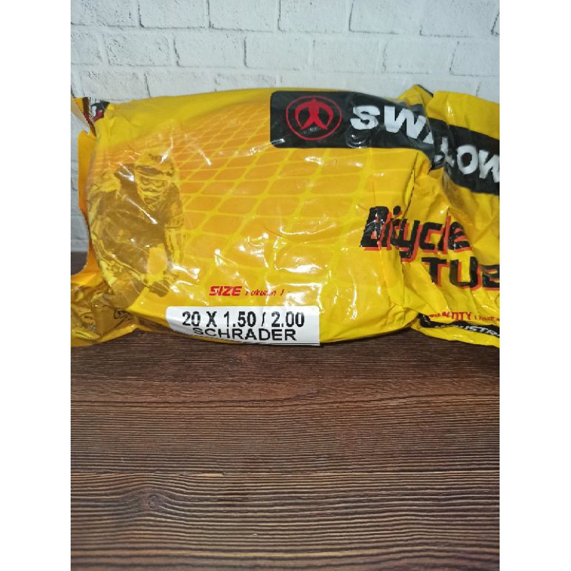 Ban Dalam Sepeda Ukuran 20 x 1.50/2.00 Merk Swallow
