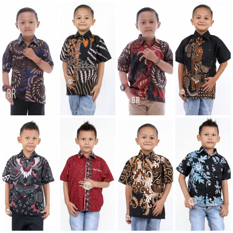 Baju Batik Anak Cowok Kemeja Batik Anak Laki laki