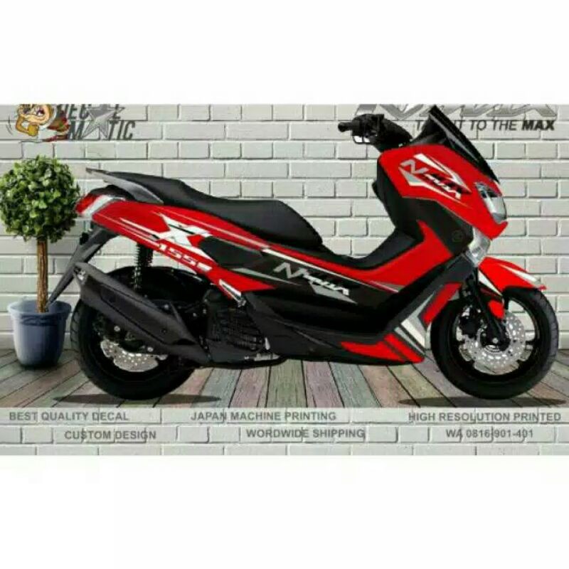Decal Nmax Merah sticker motor Nmax 155
