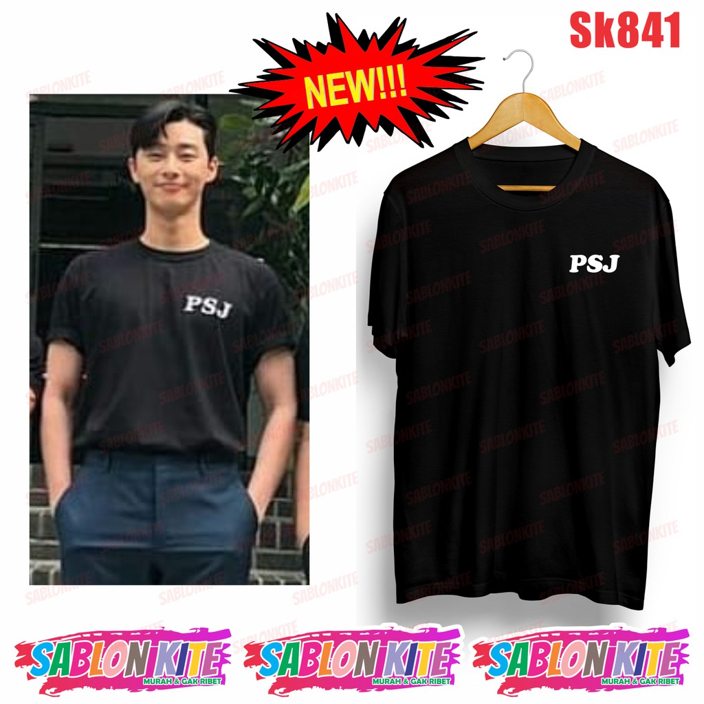 MURAH!!! KAOS PSJ PARK SEO JOON LOGO SMALL DEPAN SK841 UNISEX COMBED 30S