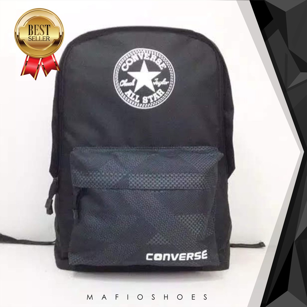  TAS  CONVERSE  CORAK GREY RANSEL COWOK TAS  MURAH TAS  