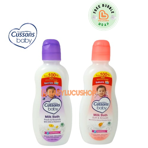 Cussons Baby Milk Bath  100+100ml