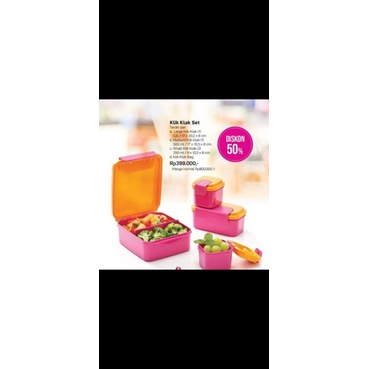 klik klak set tupperware