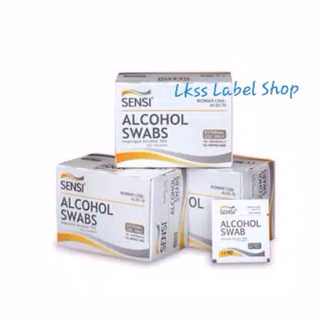 Sensi Alkohol Swab/Tissue Alkohol Sensi Swab