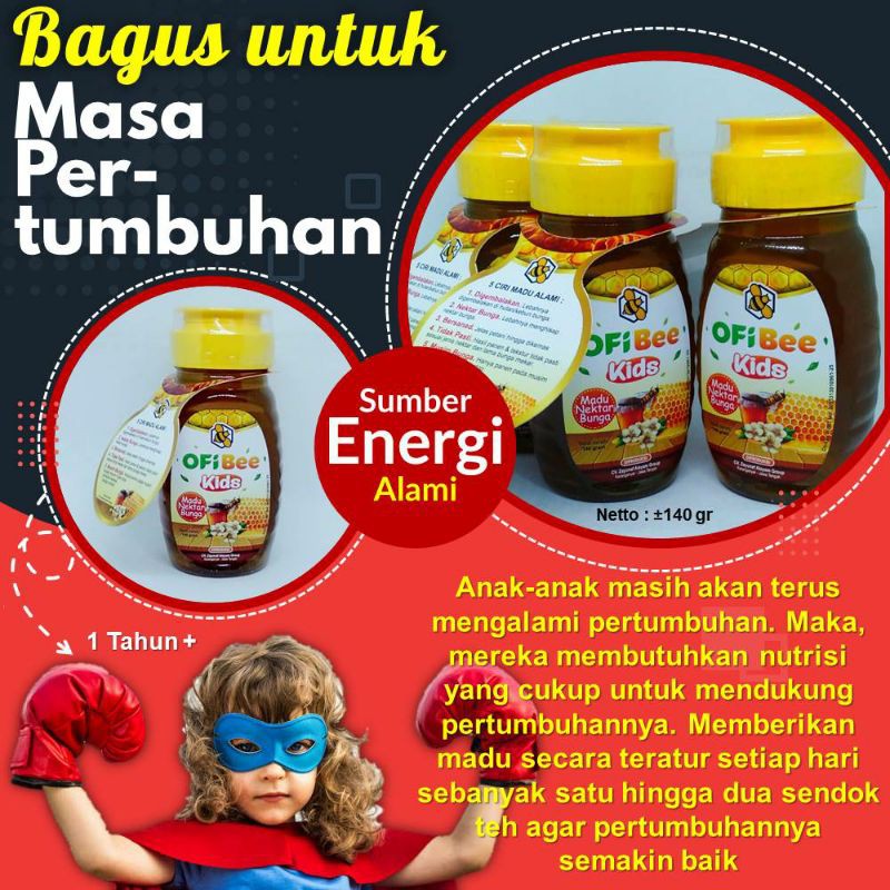 BELI 2 DAPAT 3 Madu Khusus Anak | Madu Kecerdasan dan Penambah Nafsu Makan Anak | Madu Anti Virus