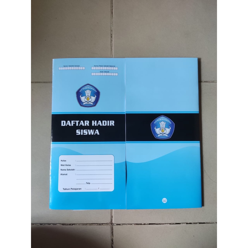 BUKU ABSEN SISWA SD