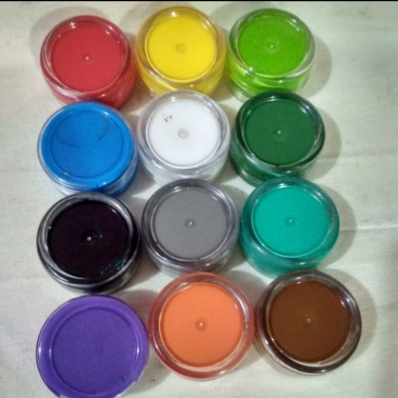 

CAT AKRILIK LUKIS Set Lengkap 12 Warna Pcs 10 Gr 10gr Acrylic Bisa Untuk Styrofoam Sterofoam Kanvas Kain Kertas Kayu Tembok Merah Kuning Hijau Biru Putih Hitam Abu Tosca Toska Ungu Orange Oranye Oren Coklat Cokelat Waterbased Cat Air - Armina Art