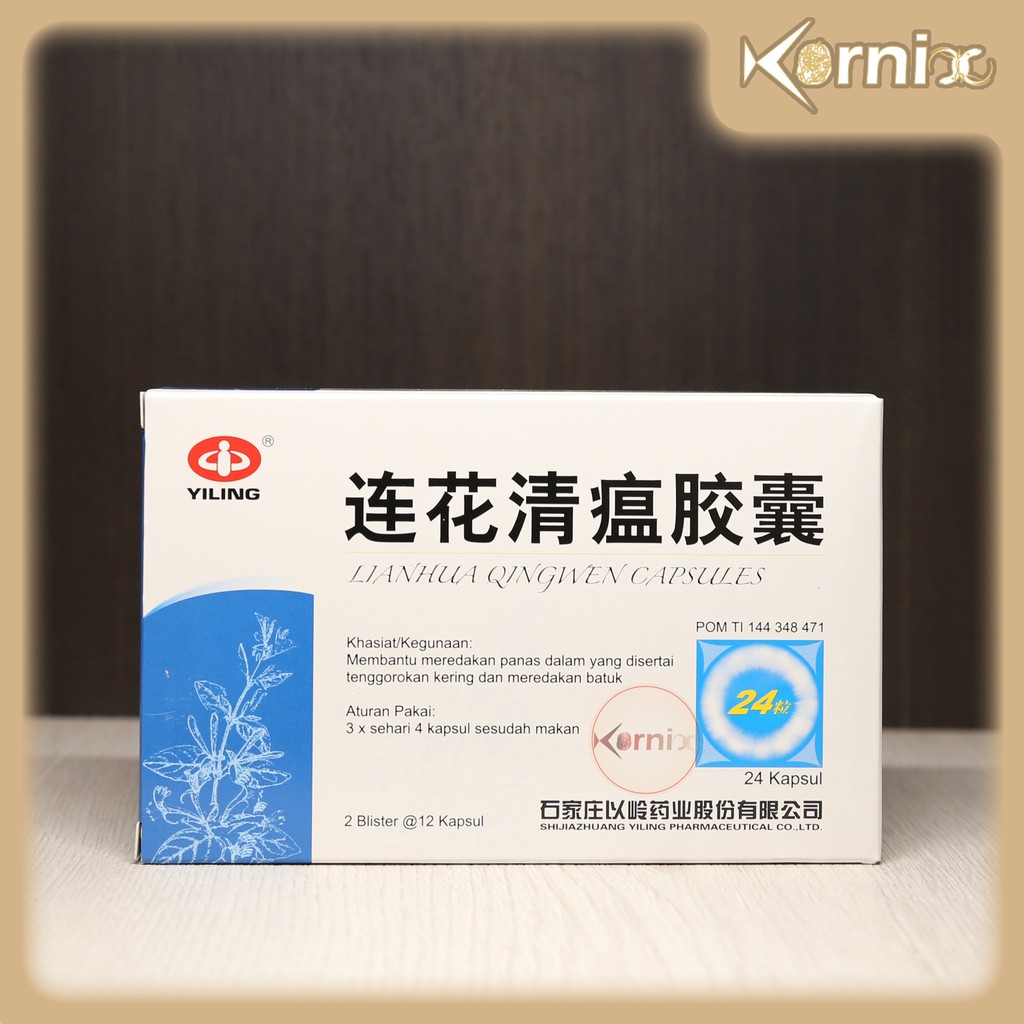 Lian Hua Qing Wen Kapsul / LianHua QingWen / Lien Hua ( RESMI BPOM )