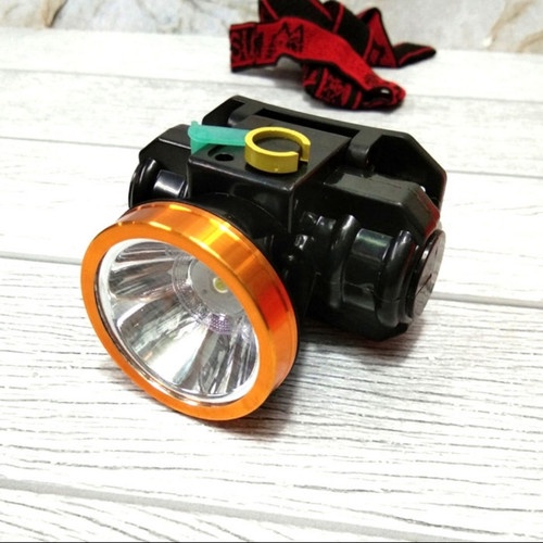 Lampu Senter Kepala Mitsuyama MS-222P Daya 15W Tahan 6 Jam Baterai 4000mAh Headlamp Senter Camping