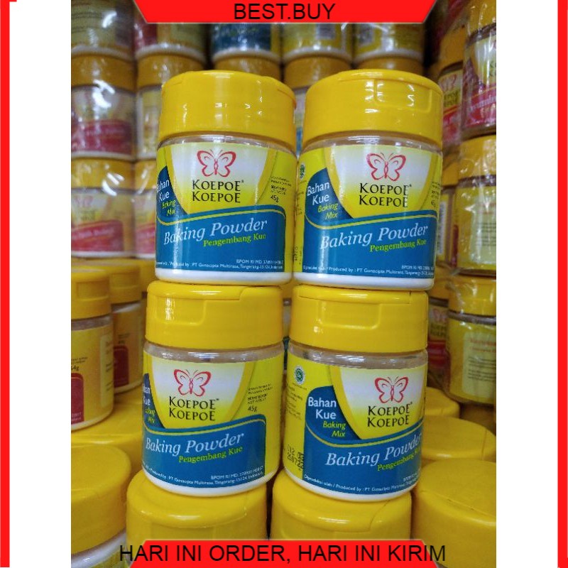 

Koepoe baking powder 45gr kupu baking powder