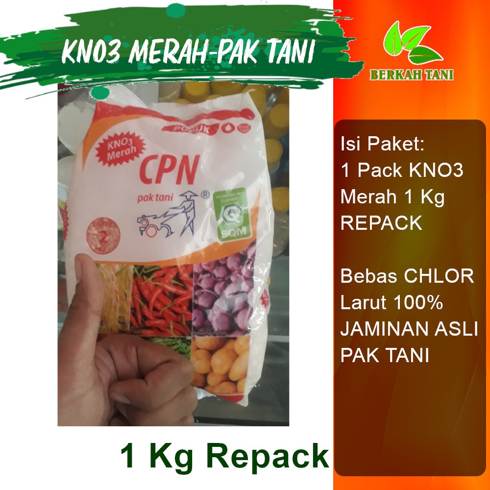 KNO3 Merah Pak Tani Bebas Chlor 1 Kg