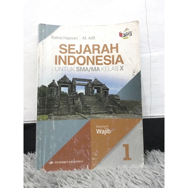 

BUKU PAKET SEJARAH INDONESIA KELAS 10 (PRELOVED) MURAH