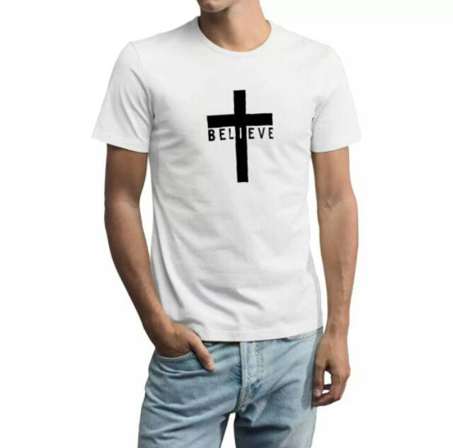 Kaos Rohani SALIP BELIEVE UK M. L. XL