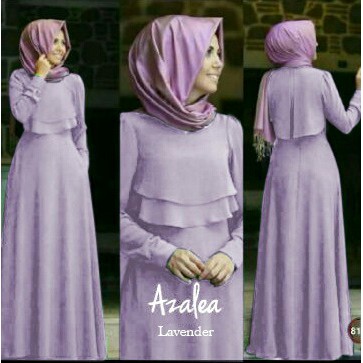 PALING LARIS Baju gamis Busana muslim Maxi dress AZALEA 
