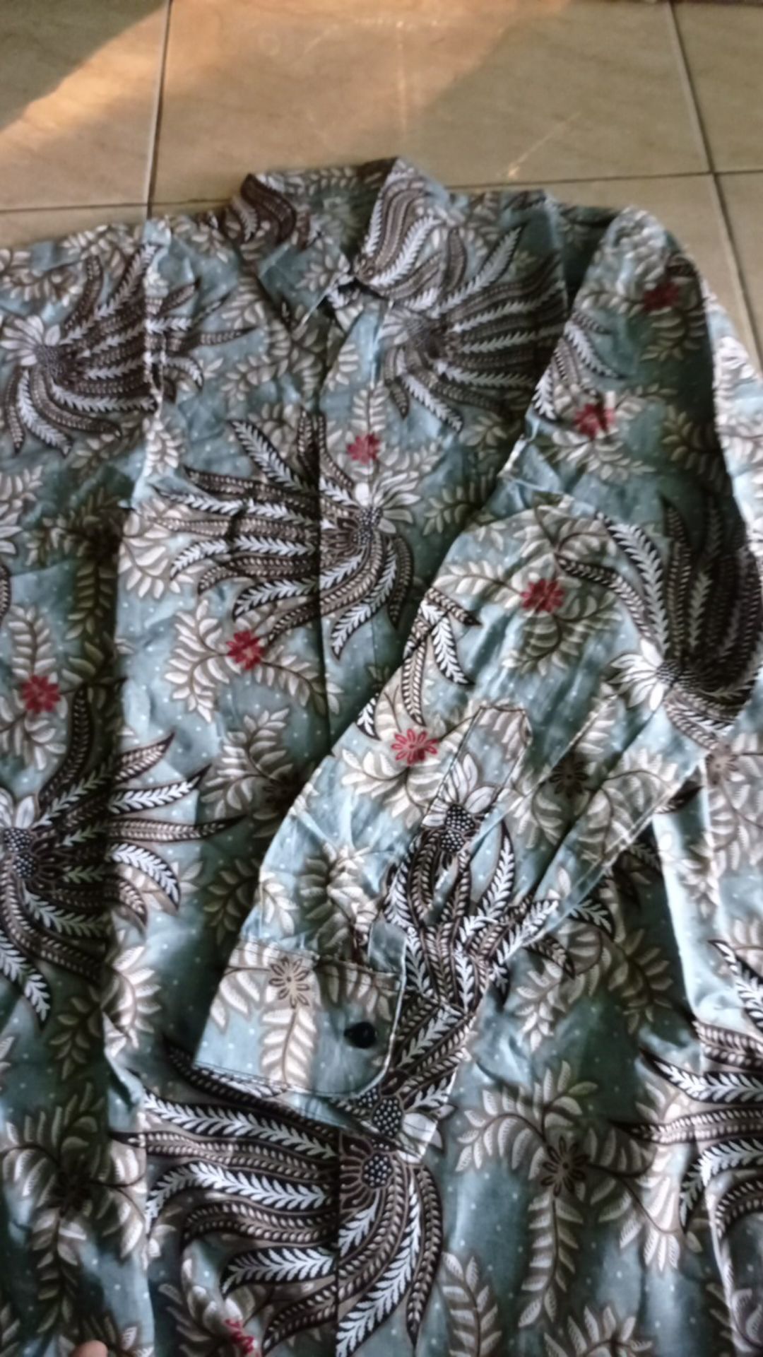 Baju Batik Pria Slimfit Big Size M L Xl Xxl Atasan Kemeja Batik Lengan Panjang Original