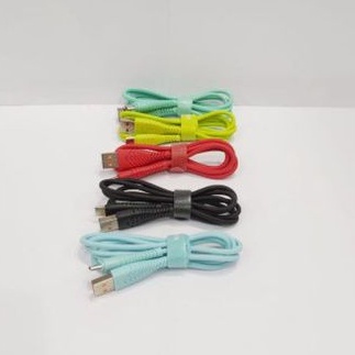 kabel Data VEGER Celengan Type C USB 1000mm Data Cable 2.4a Fast Charging