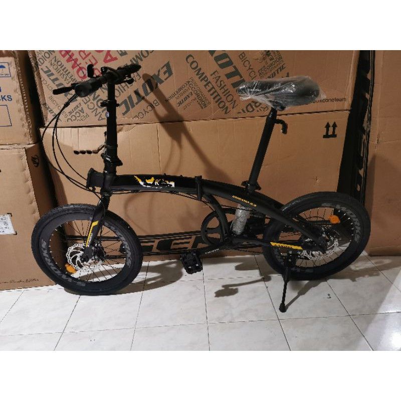 Sepeda Lipat 16 Sakoni Enigama 8.8 Alloy 8 Speed Murah