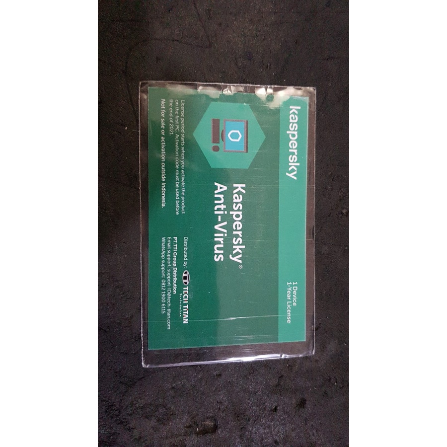 Kaspersky Anti Virus 1 PC 1 tahun ORIGINAL 365 hari