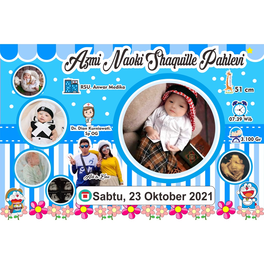 CETAK BIODATA BAYI UKURAN BESAR 17R/12Rs (48x32)cm-23