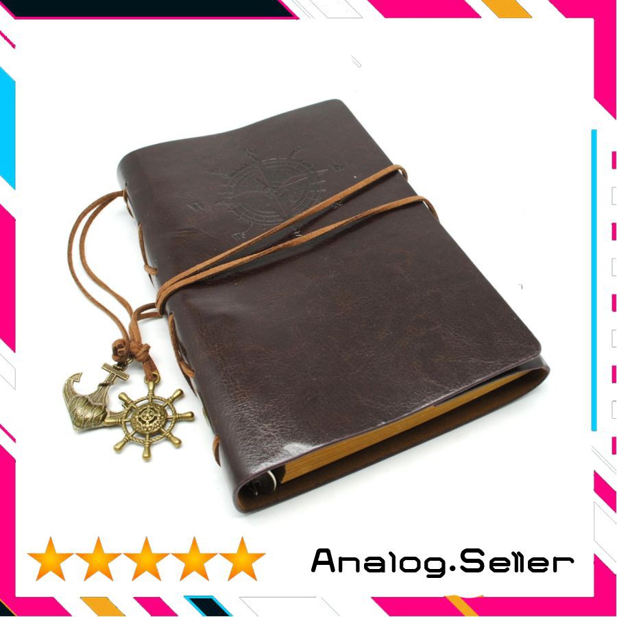 

Buku Catatan Diary Agenda Binder Kulit Retro Vintage Pirate - 8005