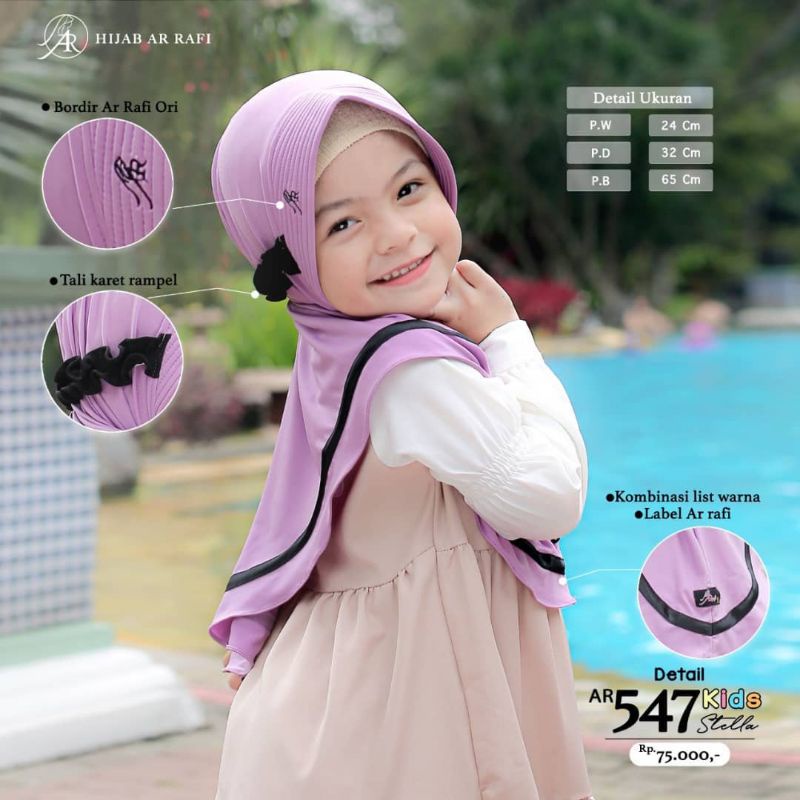 HIJAB ANAK AR 547 KIDS ORI BY HIJAB ARRAFI