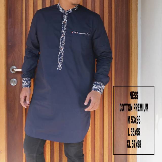 Qurta pakistan panjang / qurta premium / kurta pria / kurta murah / koko modern / koko panjang batik