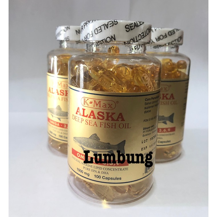 Kmax omega 3 6 9 Alaska deep sea fish oil minyak ikan omg