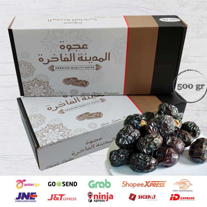 

Kurma Ajwa / Nabi 500gr Asli Dari Madinah Al Munawarah Kwalitas Super