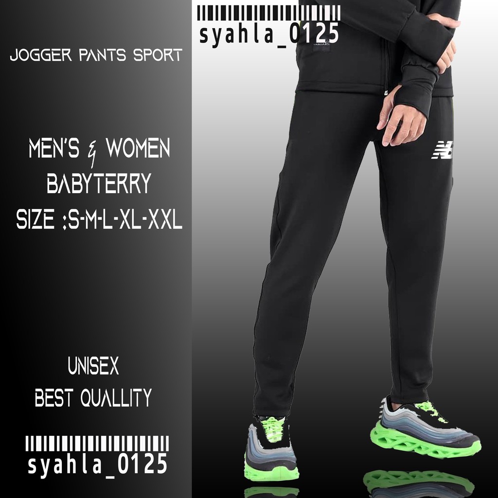 Celana Joger Jogger Pants Sweatpants NB New Balance Training Futsal GRADE ORI All Size M:XXL