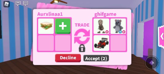 Koala Pet Adopt Me Roblox - Normal/f/n/nr/nfr