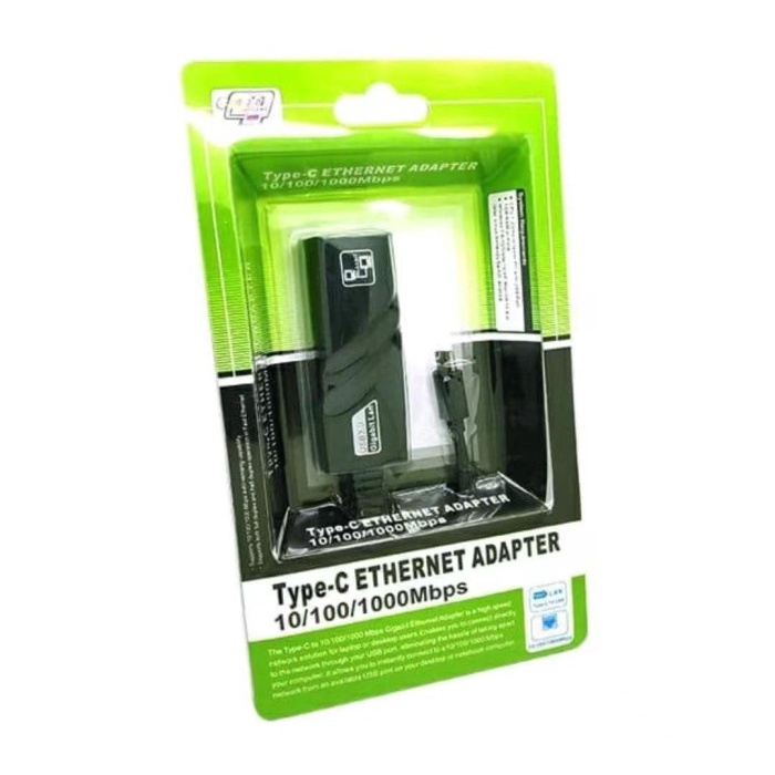 Type-C To LAN Ethernet Adapter Network