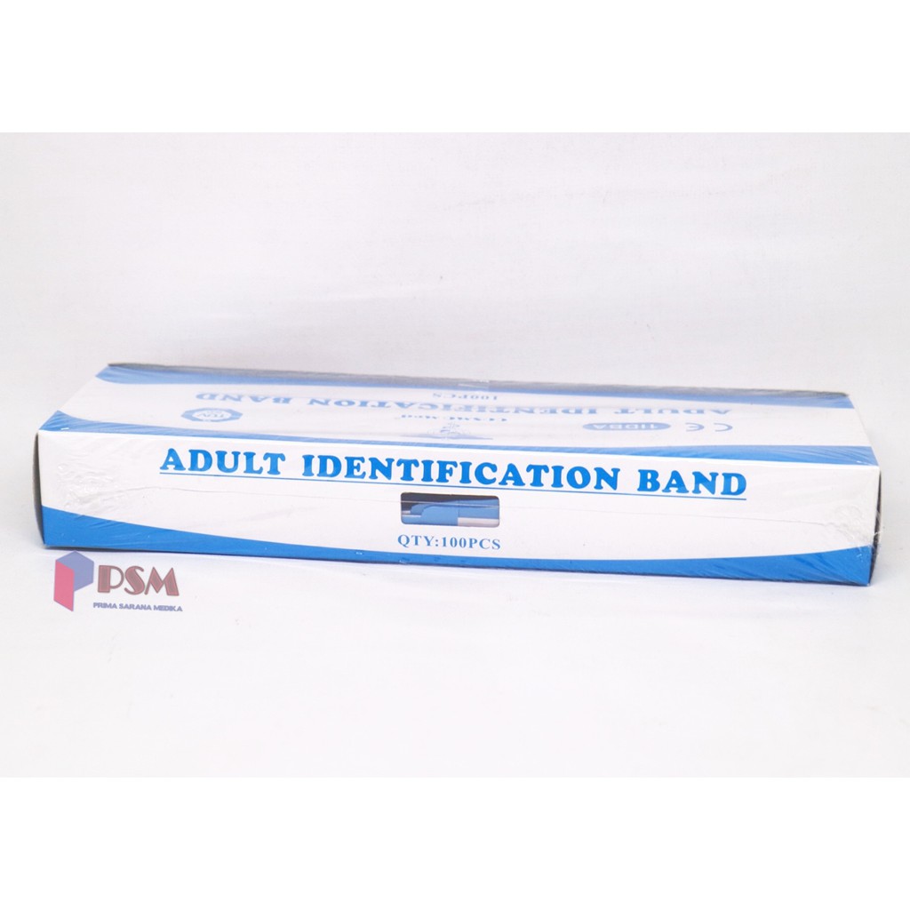 ID Band Adult Blue / Gelang Identitas Pasien Dewasa Biru - Cosmo