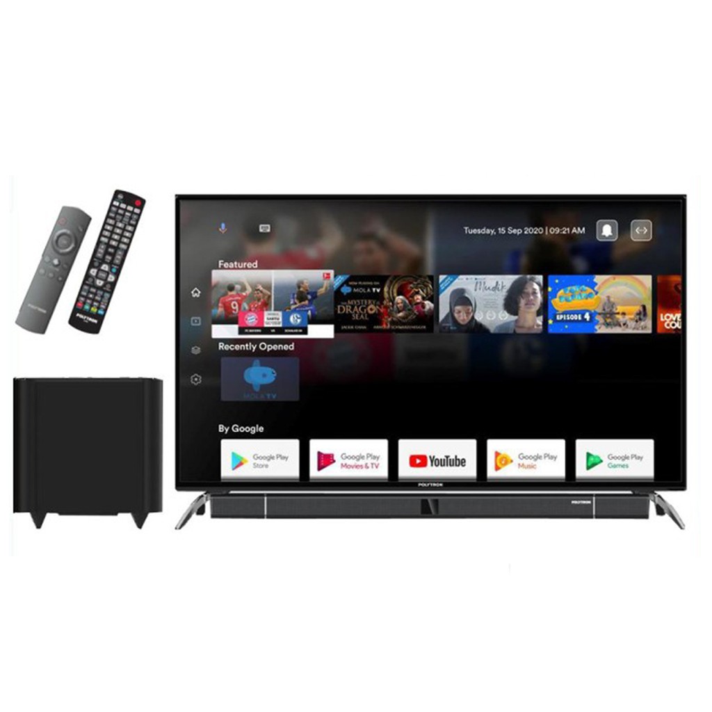 POLYTRON PLD 50 BUA 8859 W + SWF 0250 SMART TV 50 IN 4K UHD / PLD50BUA8859