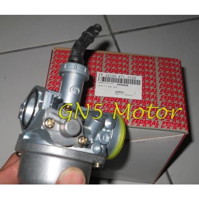 Karbu Carburator Karburator - Blade 110 Revo Absolute Supra Fit New 100 Asli Federal FP-16100-KTL-2100