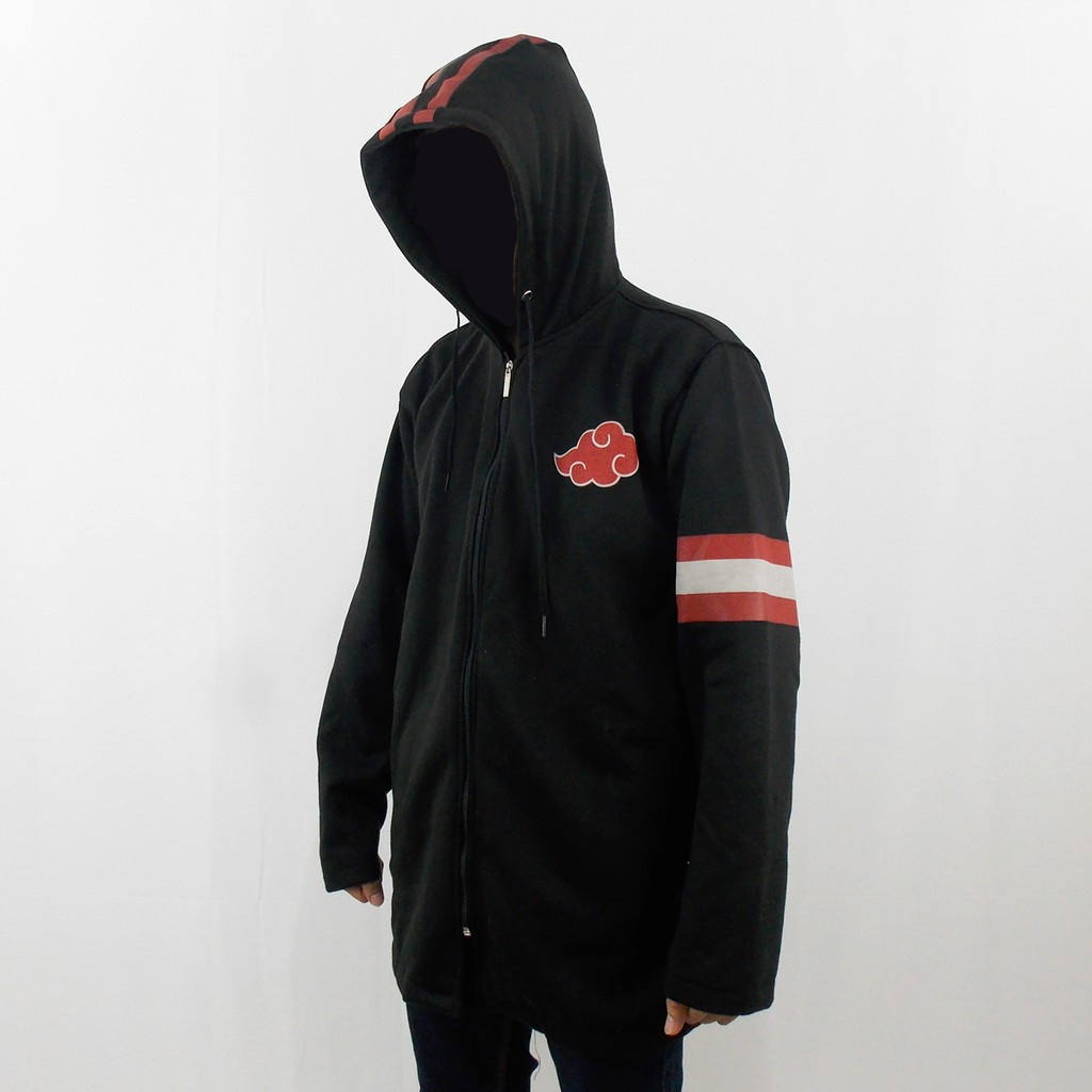 JUBAH AKATSUKI CLAN - JAKET ANIME NARUTO SHIPPUDEN - JAKET AKATSUKI CLAN - JAKET NARUTO AKATSUKI