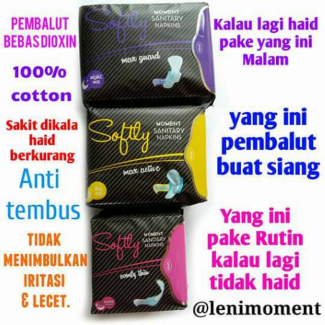 moment softly pembalut aman terbukti kualitas nya