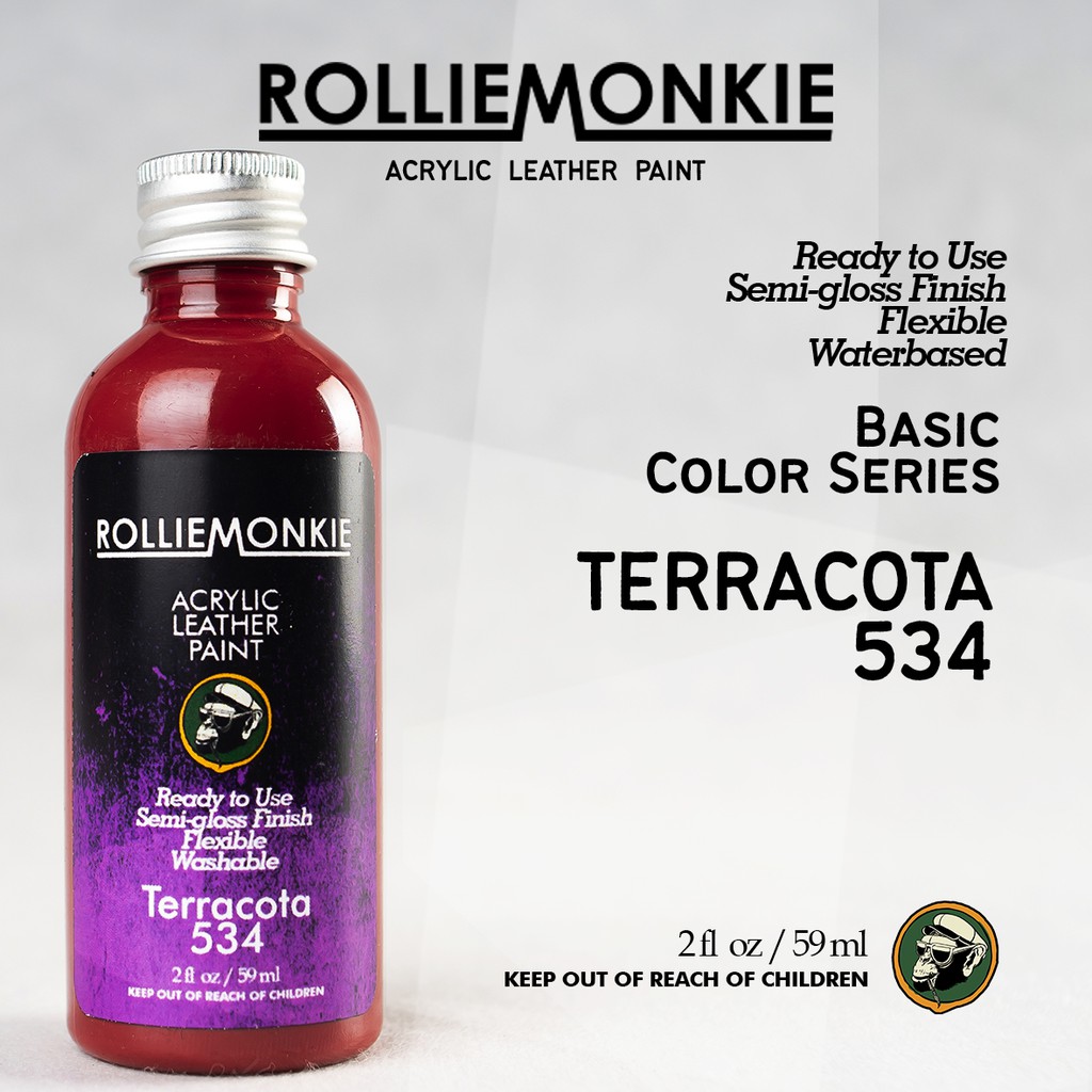 

Rolliemonkie Cat Acrylic Leather Paint - Terracota