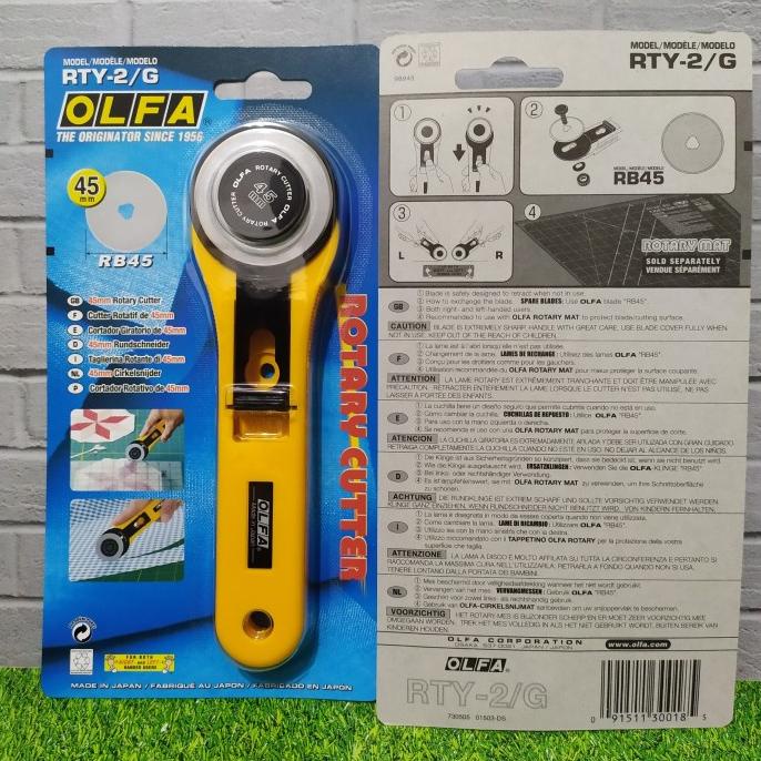

Rotary Cutter 45Mm Rty-2/G Olfa Terbaru