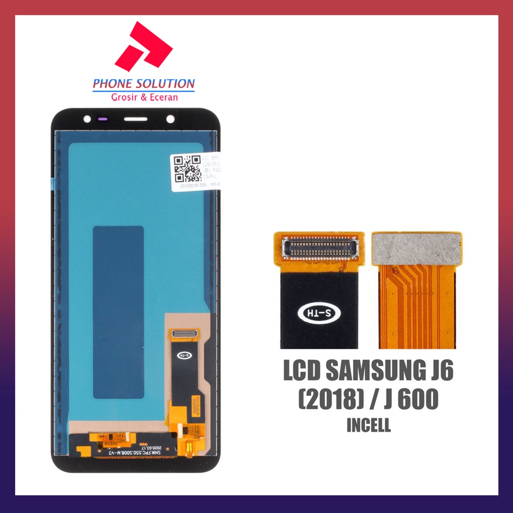 LCD Samsung J6 J600 2018 Fullset Touchscreen // Supplier LCD Samsung - Garansi 1 Bulan