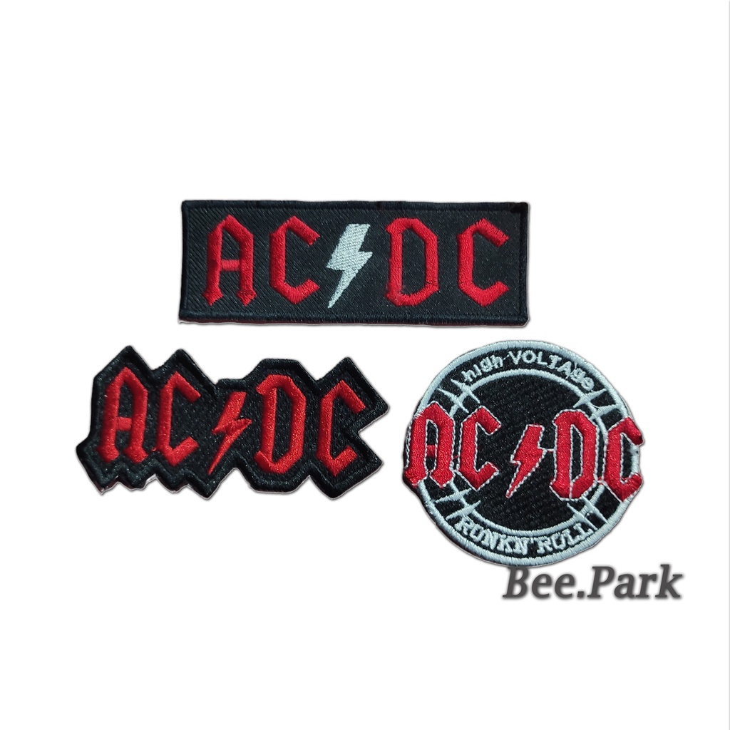 PATCH BORDIR TANGGUNG SATU SET ACDC KEREN