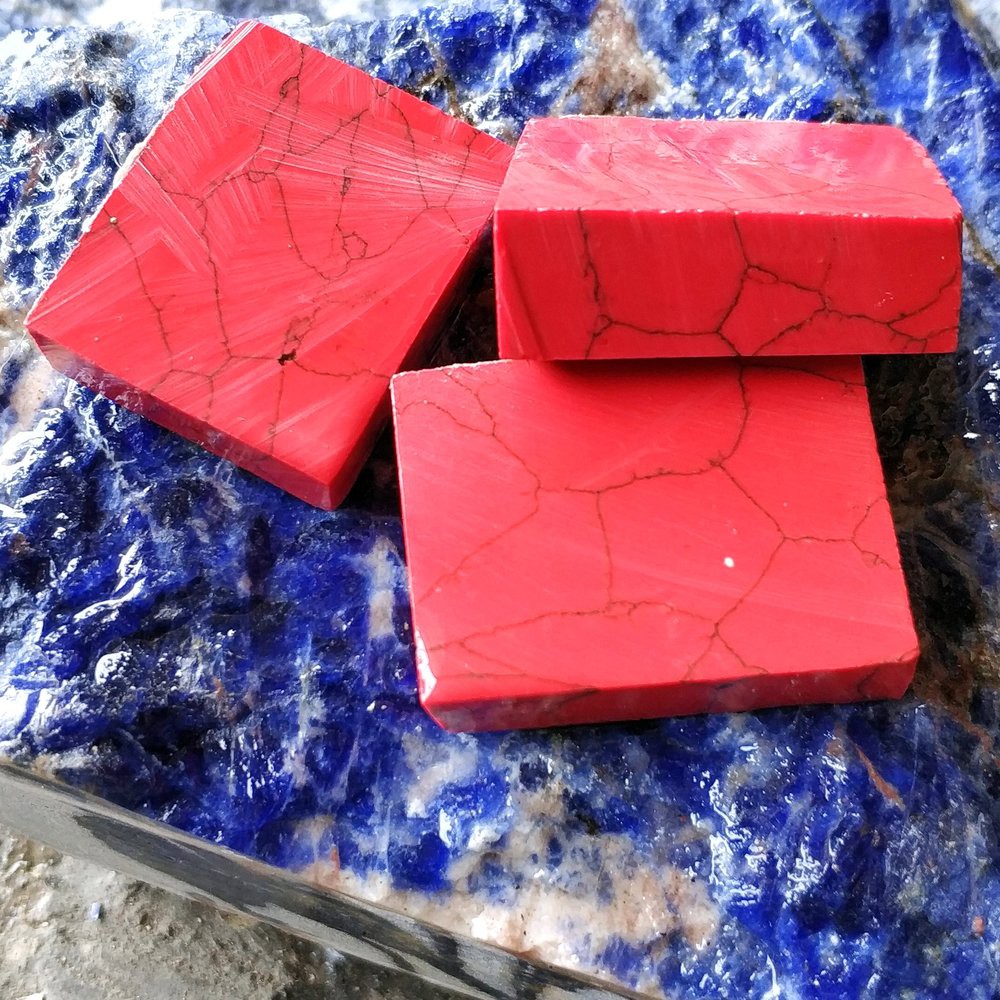 Bahan Batu Akik Pirus Merah Hongkong Dijamin Murah