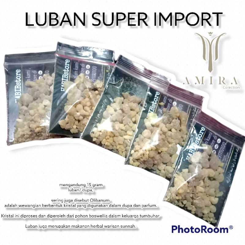 HABIBstore ⭐⭐⭐⭐⭐ TERMURAH +- Premium Kemenyan Arab Luban Frankincense Boswellia Papyrifera