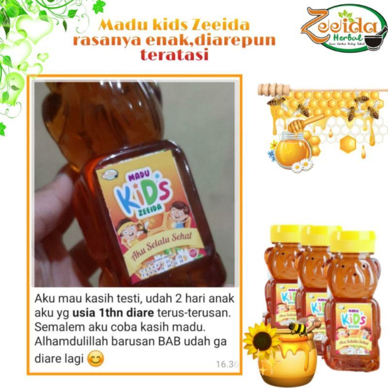 

*READY SIAP KIRIM* Madu Kids Zeeida 225ml dan 250ml