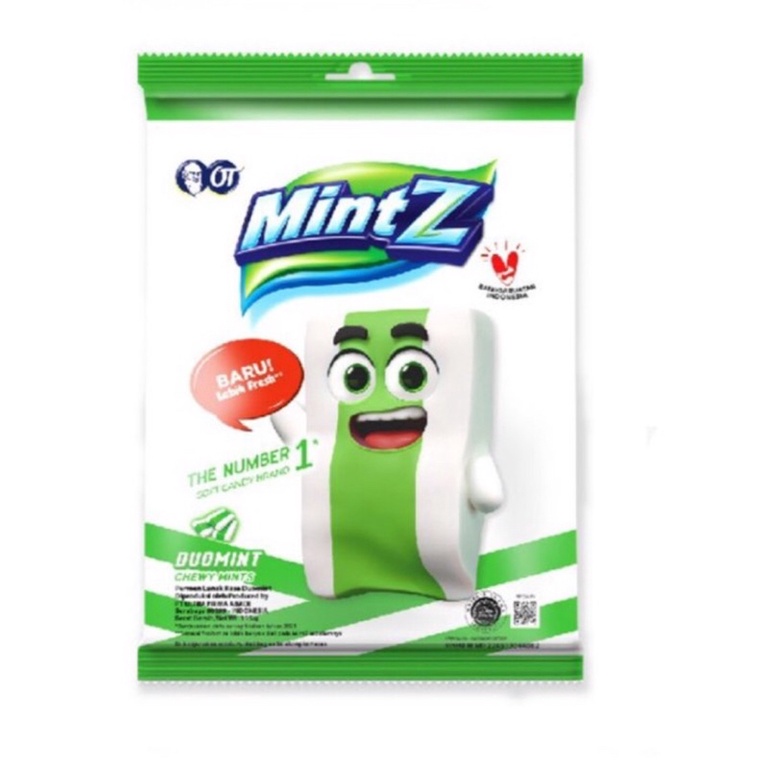 

MINTZ Chewy Doublemint Candy 125Gr